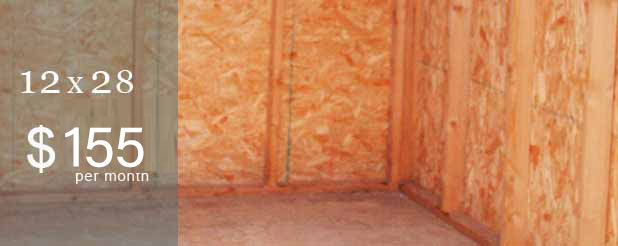 12x28 - $105 per month